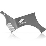 Stainless Steel Beard Shaping and Styling Template Beard Comb Tool Stencil for Men's Beard Shaving