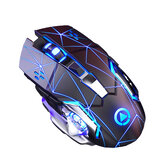 YINDIAO G15 Wired Gaming Mouse 6 Buttons Adjustable 1200-3600DPI Colorful Breathing Light Sound USB Wired Mouse