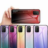 Bakeey for POCO M3 Gradient Color Tempered Glass Shockproof Scratch-Resistant Protective Case  Non-original