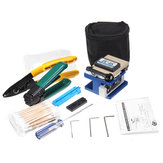 FTTH Splicing Splice Fiber Optic Stripping Toolkits With Fiber Cleaver FC-6S 