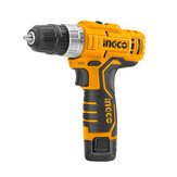 INGCO 12v Lithium Electric Drill 2 Speed Rechargable Power Dirll With 2 Battery 1.5AH BMC -CDLI1232E