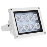 Illuminator de infravermelhos 8 Array IR LEDS Night Vision Wide Angle Outdoor à prova de água para segurança CCTV 