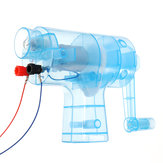 Manueller Handkurbel-Elektrizitätsgenerator Modell Miniaturlampen-Kit Wissenschaftliches Experiment für Kinder