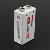 Batterie rechargeable Soshine 9V 650mAh 7.4V Li-po avec étui de rangement