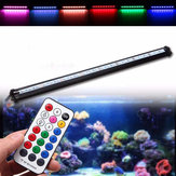 55 centimetri rgb SMD5050 rigido LED lampada striscia luminosa bolla d'aria pesci d'acquario serbatoio + AC220V telecomando