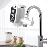 3000W Frei installierbarer elektrischer Wasserheizer Küchenkühler / Heißwasserhahn LED Wasserheizer Drehbar mit Temperatureinstellung