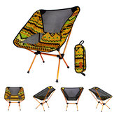 IPRee ™ Chaise pliante de camping portable pour barbecue en alliage d'aluminium ultraléger avec dossier Charge maximale de 150 kg