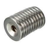 10pcs N35 magneti ad anello svasato 20x3mm con magnete a disco al neodimio con foro da 5 mm