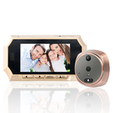 4,3-Zoll-TFT-LCD-Bildschirm Digitaler Türspion mit Kamera, PIR-Bewegungserkennung, Türklingel und einem Blickwinkel von 160 Grad