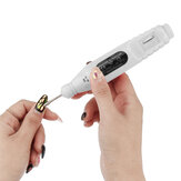 Machine Électrique de Perceuse à Ongles avec Chargeur USB pour Polir et Meuler l'Art des Ongles Manucure