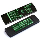 MX3 2.4GHZ Wireless 7 Colors Backlit Keyboard Mouse IR Learning Remote Controller For Android TV Box PC 