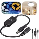 Mini Inline Touch Dimmer Controller Adapter for LED Strip Lights DC 12V 4A