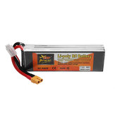 Bateria LiPo ZOP POWER 7.4V 8000mAh 60C 2S com conector XT60 para modelos RC