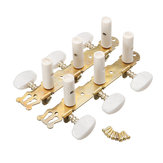 2Pcs Acoustic Guitar String Tuning Pegs Keys Machine Heads Tuners Color Gold
