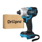 Drillpro 18V 520Nm Cordless Brushless Impact Electric Screwdriver Stepless Speed Rechargable Driver Adapted To Makiita Battery