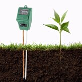 Analizador de suelo para jardín 3 en 1. Medidor de humedad, acidez, PH y luz.