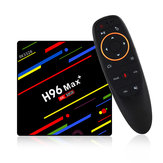 H96 Max Plus RK3328 4G / 32G Android 8.1 Sterowanie głosowe USB3.0 Obsługa TV Box HD Netflix 4K Youtube 
