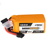Bateria Lipo CNHL MINISTAR 22.2V 1800mAh 120C 6S com conector XT60 para Drone de Corrida RC
