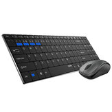 Rapoo 9060M Multi-Mode Silent Wireless Keyboard Mouse Combos bluetooth 2.4G Switch Between 3 Devices