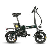 FIIDO L1 48 V 250 W 23.4Ah 14 Inç Katlanır Moped Bisiklet 25 km / saat Max 150 KM Kilometre Elektrikli Bisiklet