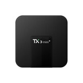 Tanix TX3 Mini+ Amlogic S905W2 DDR3 4GB RAM eMMC 64GB ROM WiFi 5G Android 11 Smart TV Box AV1 H.265 Decodificador de vídeo 4K@30fps OTT Box