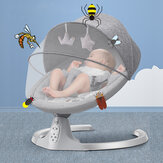Шезлонг, электрический детское качели с музыкой, можно использовать с рождения до прибл. 9 месяцев, грузоподъемность 0-18 кг, 5 регуляторов ск