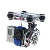 Gimbal de caméra brushless 2 axes avec lumière et stabilisateur Plug and Play BGC3.0 pour caméra GoPro SJ Hawkeye DJI RC Drone