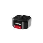 Ulanzi Claw Snelkoppelingsplaat Mini QR Plaat met 1/4 Inch Schroef 50kg Draagvermogen voor DSLR Camera