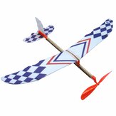 弾力性のあるゴムバンドで動くDIYフォームプレーンキット航空機モデル教育玩具