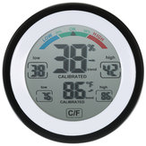 2pcs DANIU Thermomètre hygromètre numérique multifonctionnel mètre de température humidité