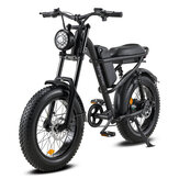 [EU Direct] IM-J1 Elcykel 48V 15AH Batteri 500W Motor 20*4.0tum Feta Däck 80-120 KM Räckvidd 150 KG Lastkapacitet Elektrisk Cykel