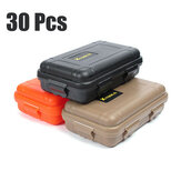 Caja de almacenamiento resistente al agua y a los golpes para herramientas de supervivencia al aire libre EDC, con 30 piezas