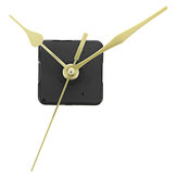 20mm Shaft Length Gold Hands Quartz Wall Clock Silent Movement Mechanism Repair Parts