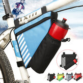 áromszög alakú keret táska kerékpárhoz vízpalack tartóval és vízálló kerékpár tároló kosárral