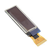 وحدة عرض OLED باللون الأبيض بقياس 0.91 بوصة 12832 شاشة العرض السائلة SSD1306 Driver 128x3 بتيار 3.3 فولت