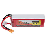 Bateria LiPo ZOP Power 14.8V 7000mAh 60C 4S com plug XT60 para Drone de Corrida RC