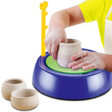 Mini DIY Ceramic Pottery Machine Ceramiche Ruote Bambini Artigianato Regalo educativo