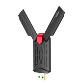 1800Mbps Wifi6 Wireless Network Card AX1800 Dual Band USB3.0 Adapter Wifi Receiver WiFi Dongle