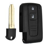 Car Remote Key Fob Case With Uncut Blade Battery Kits For Toyota Corolla Verso Prius
