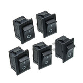 20 sztuk Czarny Push Button Mini Przełącznik 6A-10A 110 V 250 V KCD1-101 2Pin Snap-In On / Off Przełącznik Rocker