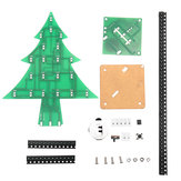DIY LED Flash Kit Colorful Müzik Elektronik Öğrenme ile Işık Yama Stereo Noel Ağacı Kit