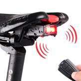 ANTUSI 3 in 1 Bicycle Wireless Rear Light Cycling Remote Control Alarm Lock Mountain Bike Light