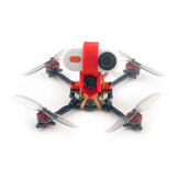 Drone de corrida Happymodel Crux3 1S ELRS 115mm Distância entre eixos de 3 polegadas com controladora de voo F4 Toothpick BNF com câmera Caddx ANT 1200TVL e VTX de 5.8G 25-200mW