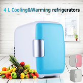 Mini réfrigérateur portable de 4L avec fonction de refroidissement et de réchauffement pour voiture, maison et bureau