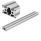 Machifit 500mm Comprimento 3060 T-Slot Perfis de Alumínio Extrusão Moldura Para CNC