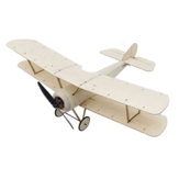Dancing Wings Hobby K6 Sopwith Pup Envergadura de 378mm Avião de guerra Biplano em madeira balsa RC Micro KIT/ KIT+Combo de energia