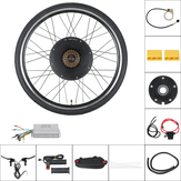 Kit de roue de vélo électrique 36 V/48 V 1500 W 26 pouces Kit de conversion de moteur de moyeu de roue de vélo électrique