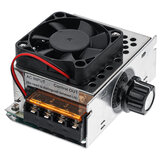Regulador de voltaje eléctrico SCR AC220V 4000W Dimmer del controlador de velocidad del motor de temperatura con ventilador