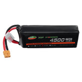 Batteria LiPo XF POWER 14.8V 4500mAh 75C 4S con connettore T Deans per auto RC