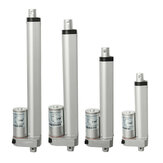 Actuador lineal de 24 V CC, 750 N, 100 mm, 150 mm, 200 mm, 250 mm, motor, 10 mm/s